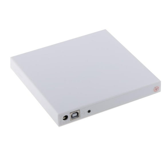 External USB 2.0 RW Writer Drive Burner Reader Player for Laptop PC White