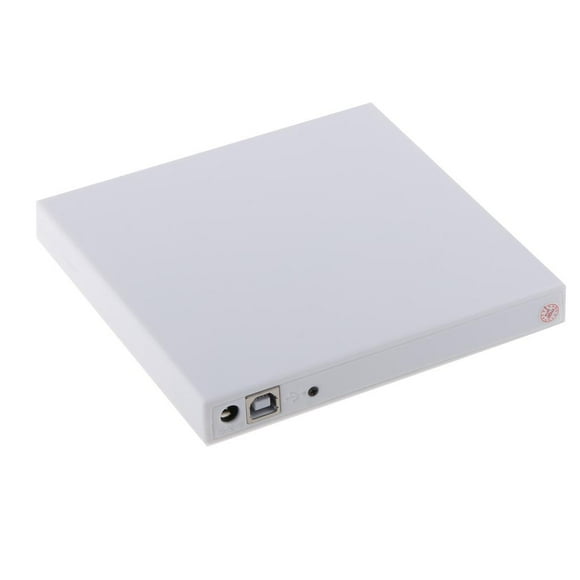 Grabadora y grabadora de reproductores múltiples con unidad / DVD RW USB externa blanca para PC de escritorio Yotijar controlador externo