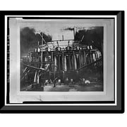 Historic Framed Print, United States Nitrate Plant No. 2, Reservation Road, Muscle Shoals, Muscle Shoals, Colbert County, AL - 68, 17-7/8" x 21-7/8"