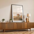 thumbnail image 3 of Lifeguard, HB - Huntington Beach California Photography Black Framed Wall Art Print 20 x 30 inches, 3 of 12