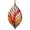 G, variant on 1 Pc Autumn Fall Decor, Sunset Scenery Maple Leaf Acrylic Ornament, Stained Glass Art Style Hanging Suncatcher, Faux Stained Glass Decor for Window, Car Interior & Seasonal Tree Ornament