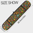 thumbnail image 3 of Dailycode Double Sided Oven Mitt with Loop Heat Resistant Kitchen Long Potholders 7" x 35" Cartoon Flower and Guitar, 3 of 6