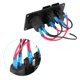 thumbnail image 2 of 2 Gang 12-24V Blue LED Rocker Switch Panel with 3.1A Dual USB Port for Car RV Marine Boat, 2 of 4