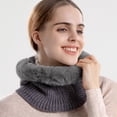 thumbnail image 2 of iHPH7 Scarves for Women Hat with Scarf Attached Hooded Scarf for Women Hat and Scarf Set for Women Christmas Gifts Neck Warmer One Piece Cold Scarf Hats A One Size, 2 of 6