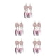 thumbnail image 2 of Jumpingount Pendientes bohemios, pendientes colgantes, 1 par con diseño de atrapasueños, cómodo regalo de cumpleaños para mujeres y niñas, Rosa 5Conjunto, 2 of 6