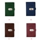 thumbnail image 4 of Inteprter PU Cuero Retro Vintage Notebook Contraseña Libro Planificador Oficina Privacidad Protección Papelería, Vino Rojo cartulina UN, 4 of 6