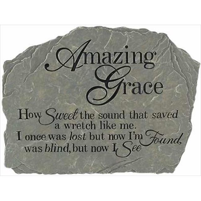 Carson Home Accents 11499X Garden Stone Amazing Grace 10.5 In.