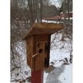 thumbnail image 5 of home bazaar chester county mushroom wood outhouse bird house, 5 of 5
