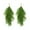 As shown, variant on JIhuahe 2-Pack Simulated Soft-Glue Norfolk Needle Wall Hanging, Christmas Tree Upside Down Vine Green Plant Holiday Decoration, Indoor Home Decor