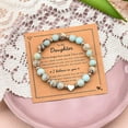 thumbnail image 5 of Sister Daughter Christams Birtshat Gifts for Women Natural Stone Beaded Bracelet Long Distance Gifts for Sisters Daughters, 5 of 13