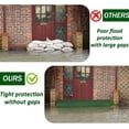 thumbnail image 4 of NOGIS 2 Pcs Sand Bags for Flooding, 4' X 6" Long Canvas Sandbags, Thickened Reusable Sand Bags, Flood Barriers for Home, Garage Door Water Barrier Flood Sandbags, 4 of 7
