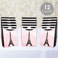 thumbnail image 2 of Big Dot of Happiness Paris, Ooh La La - Paris Themed Baby Shower or Birthday Gift Favor Bags - Party Goodie Boxes - Set of 12, 2 of 8