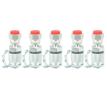 

5Pcs Hydraulic Testing Adapter Thread Pressure Measuring Tester Connectors PT/PPT