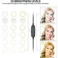 thumbnail image 6 of Yi Lighting 10" LED Ring Light with Tripod Stand & Phone Holder, Desk Makeup Light for Live Streaming YouTube, TikTok, 6 of 6