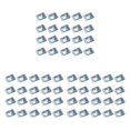 thumbnail image 2 of relayinert 100bag Mudguard Metal Clips - Effortlessly Vehicles Fittings Metal Is Firm And Durable Car Modification Fasteners Silver 100pcs 3Set, 2 of 6