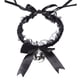 thumbnail image 2 of Collar con cascabel pequeño de encaje con lazo, cadena para clavícula, accesorio para el cuello, correa suave para el cuello para niña, 2 of 6