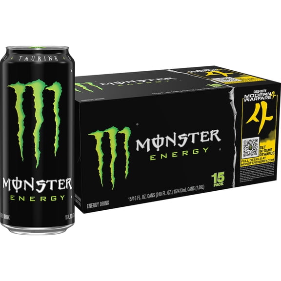 Monster Energy Original Energy Drink 15pk 16oz Can