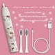thumbnail image 3 of Sanrio-cepillo de dientes eléctrico Hello Kitty, 6 engranajes, onda de sonido ajustable, protector de goma de pelo suave, portátil, batería de larga duración, regalo de amigo, 3 of 4