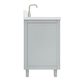 thumbnail image 7 of ARIEL Monroe 48 Inch Single Oval Sink Bathroom Vanity With Carrara White Quartz Countertop 1.5 Inch Edge In Grey, 7 of 7