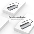 thumbnail image 4 of Estación De Acoplamiento 9 En 1 Adaptador Usb C Hub Usb 3.0 Lector Sd / Tf Interfaz Multimedia Hd Vga Rj45 Cable Hub Accesorios De Computadora Para Windows Mac Book Inevent EL010656-00, 4 of 6
