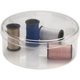 thumbnail image 2 of Pioneer Plastics 022C Clear Round Plastic Container, 2.75" W x 1.0625" H, Pack of 48, 2 of 4
