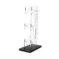 thumbnail image 3 of 3 Tier Game Controller Stand Non Slip Pad Organizer Transparent Display Rack Headset Hanger for Gaming Accessories Game Handle Desk PS5 , Black, 3 of 8