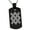 Black, variant on Stainless Steel Gungnir Rune Viking Norse Engraved Dog Tag Pendant CZ Necklace