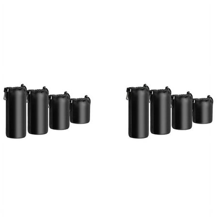 8PCS Camera Case Lens Pouch Set Small Medium Large and Extra for DSLR Bag Shockproof