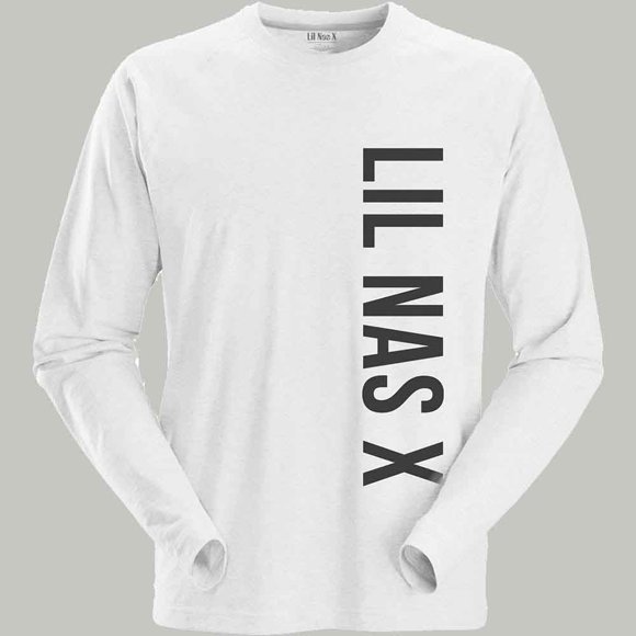 Lil Nas X Unisex Long Sleeve T-Shirt Vertical Text