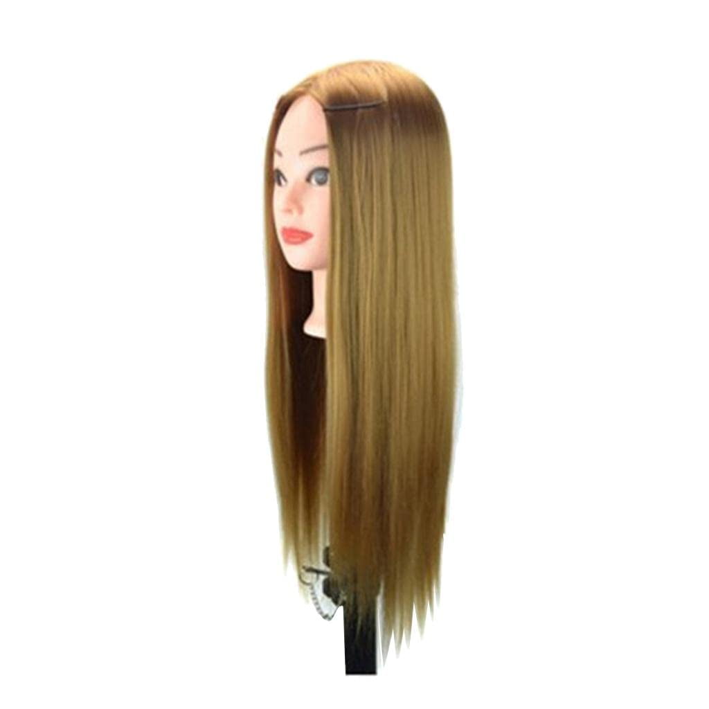 Mannequin Head Human Hair, Mannequin Head, Cosmetology Mannequin Doll Head for Hair Styling, Hair Styling Wig Practice Training Mannequin Hairdressing