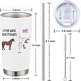 thumbnail image 6 of Nurse Practitioners Gifts Nurse Cup Nurse Tumbler Nurse School Student Graduation Christmas Presents Bulk for Crazy Unicorn Nurse -20oz Funny White Nurse Travel Cup with Straw, 6 of 6