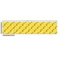 thumbnail image 2 of Ambesonne Leaves Fabric by the Yard Upholstery, Diagonal Leaf Pattern, 2 Yards, Yellow Grey, 2 of 4