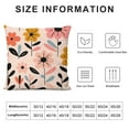 thumbnail image 5 of Throw Pillow Covers Decorative Pillowcases Soft Cushion Covers for Sofa Couch Bed Home Decor, 5 of 5