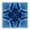Blue Geometric Mosaic Pattern_v4, variant on Stupell Industries Modern Mosaic Pattern Abstract Painting Wrapped Canvas Art Print Wall Art, 17 x 17