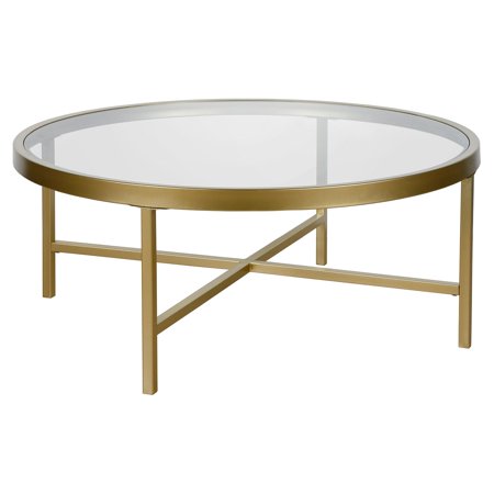 Sivil Coffee Table in Gold Finish