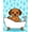 Blue, Pattern 1, variant on ODIKA 2x3 Machine Washable Non-Slip Area Rug, Playful Dachshund Bath Time Reminder Floor High Traffic Rug, Pink, 721619