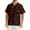 Wine_001, variant on Domuza Mens Scrubs Top Plus Size V-Neck Short Sleeve Spooky Novelty Print Caregiver Top Comfort Soft Stretch Medical Workwear with Pockets Deep Red 5XL