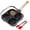Black, variant on Corlekala 4-Cup Egg Pan with Lid Nonstick Egg Frying Pan Breakfast Skillet for Breakfast, Pancake, Hamburger, Burger, Sandwiches Induction Compatible White