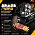 thumbnail image 2 of Rebanadora Cortadora Electrica Carne Jamon Cocina Hogar Gutstark Home, 2 of 9