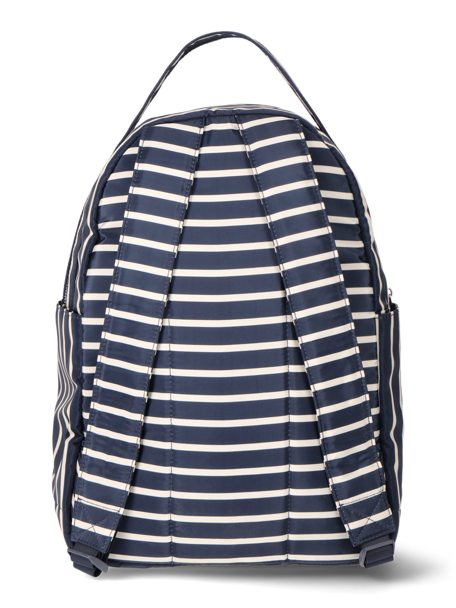 No Boundaries Women's Dome Backpack Navy Stripe, 12x16x5.75-inch