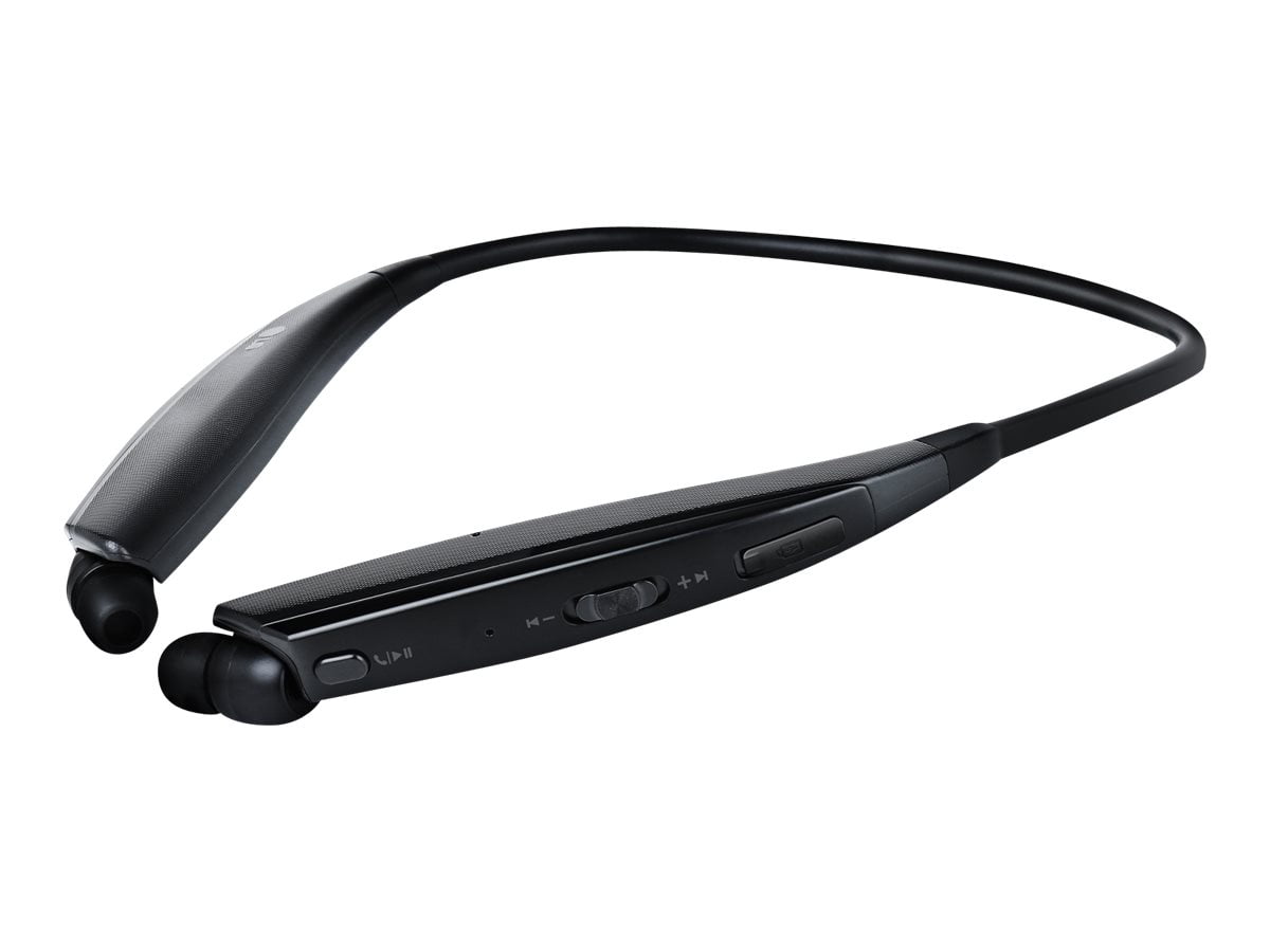 LG TONE Ultra a HBS-830 - Earphones with mic - in-ear - neckband - Bluetooth - wireless - black