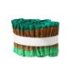 thumbnail image 2 of 2 rollos de papel arrugado para decoración de cumpleaños, manualidades, regalo, fondo, 7 cm x 3 m, para colgar marrón verde, 2 of 9