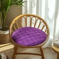 thumbnail image 6 of Outdoor Seat Pads Seat Cushionss 40x40 Round Plushs Cushions Tatami Chair Cushions Fart Cushions Floor Round Stool Dining Table Dining Chair Round Cushions Seat Cushions Winter Purple, 6 of 7