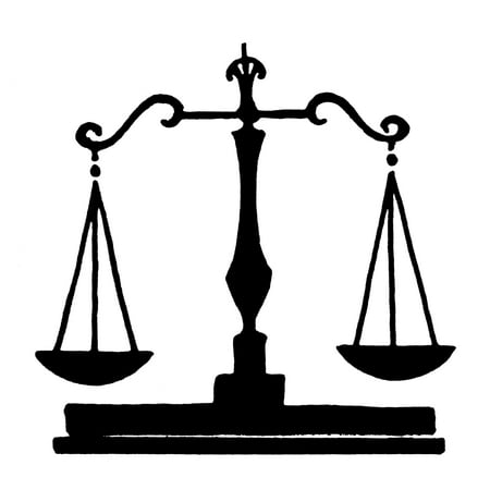 Stretched Canvas Art Scales Of Justice Nwoodcut 19th Century Stretched Canvas Art Scales Of Justice Nwoodcut 19th Century Medium
