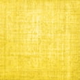 thumbnail image 1 of Ahgly Company Machine Washable Indoor Square Persian Yellow Traditional Area Rugs, 8' Square, 1 of 4