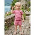thumbnail image 6 of Cenuakty Baby3M 6M 12M 18M 24M 2T 3T Girl 2Pcs Summer Outfits Short Sleeve Fruit Embroidery Tops and Shorts Set Toddler Spring Clothes, 6 of 9