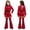 Red, variant on Pink Royal Princess Wonderland Costume Dress 2-Piece Cropped Gold Lace Jacket Tiered Heart Halloween Fancy Dress Party Cosplay Costumes