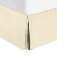 thumbnail image 2 of Luxury Dust Ruffle Double Brushed Microfiber Pleated Bed Skirt 14" Tailored Drop, 2 of 8