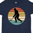 thumbnail image 4 of Inktastic Hockey Player Retro Sunset Boys or Girls Toddler T-Shirt, 4 of 5