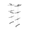 thumbnail image 7 of Clothes Drying Rack, 4-Tier Foldable Laundry Rack - 24 Rods, Heavy Duty Metal with Castors & Wings, 7 of 7